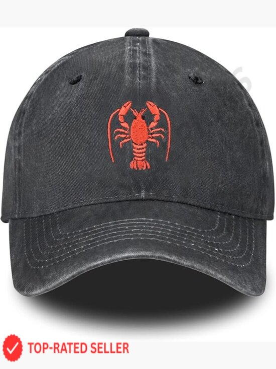 Embroidered Baseball Cap Adjustable Vintage Washed Distressed Denim Hat main image 4